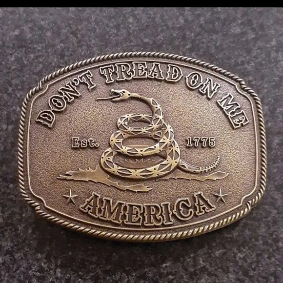 New don't tread on me snake belt buckle - Picture 6 of 8
